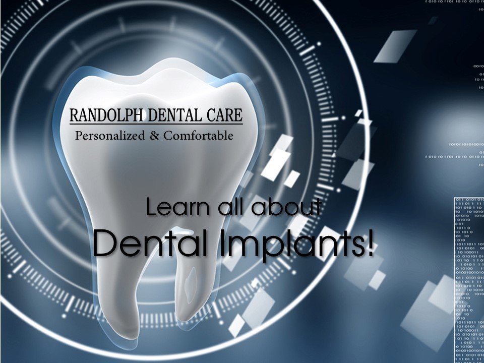 Cover of dental implant brochure