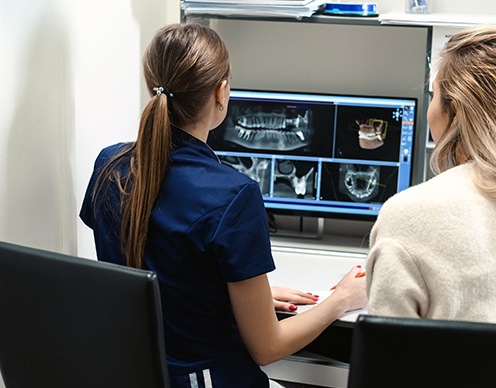 Digital x-rays on chairside computer monitors