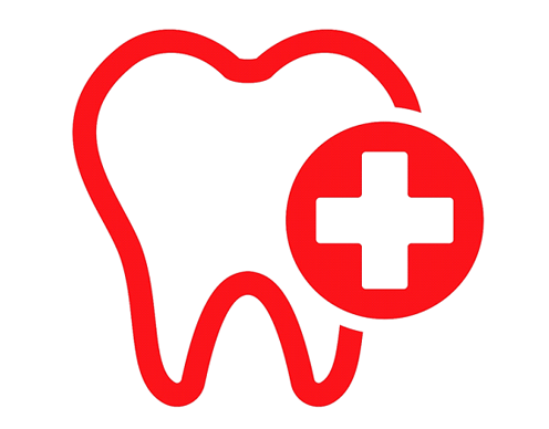 illustration of dental emergency in Randolph