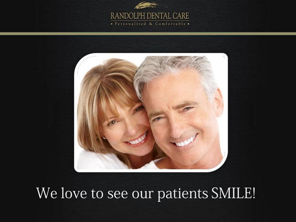 Cover of dental office brochure