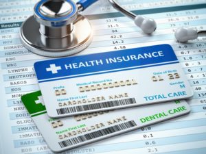 cards and charts for medical and dental insurance